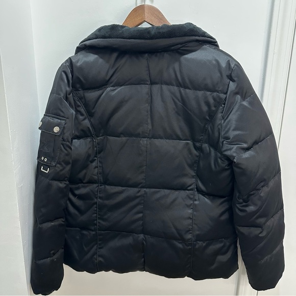 ZeroXposur Black Puffer Jacket with Faux Fur Trim - Picture 6 of 6